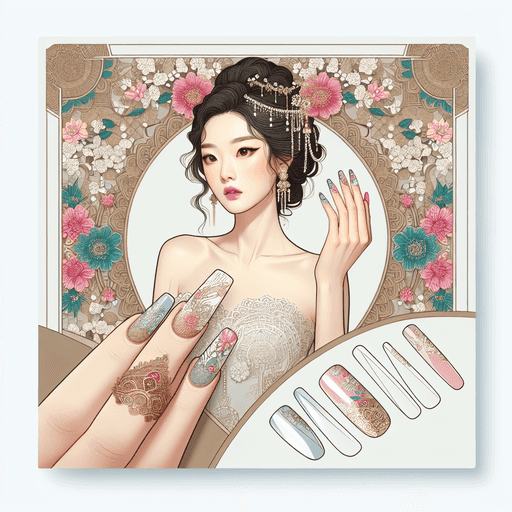 Desain Fake Nails Terbaik untuk Melengkapi Gaya Pengantin Korea