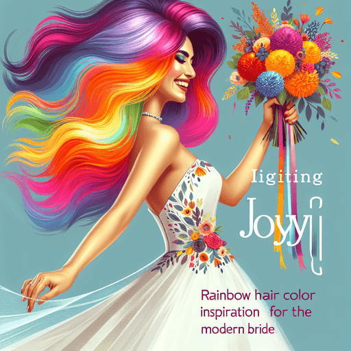 Menghidupkan Keceriaan: Inspirasi Warna Rambut Pelangi untuk Pengantin Modern